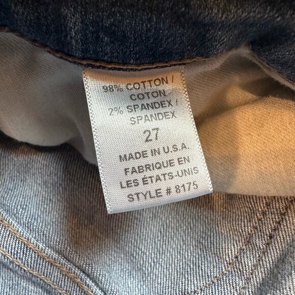 Free People Women's High Rise Denim Straight Leg Jeans 27 - Picture 5 of 6